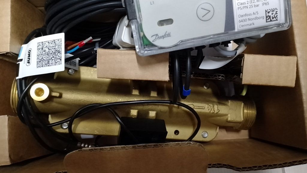 Ciepłomierz Licznik ciepła Danfoss M-Bus sonometer 30 Dn 25 / 7m3