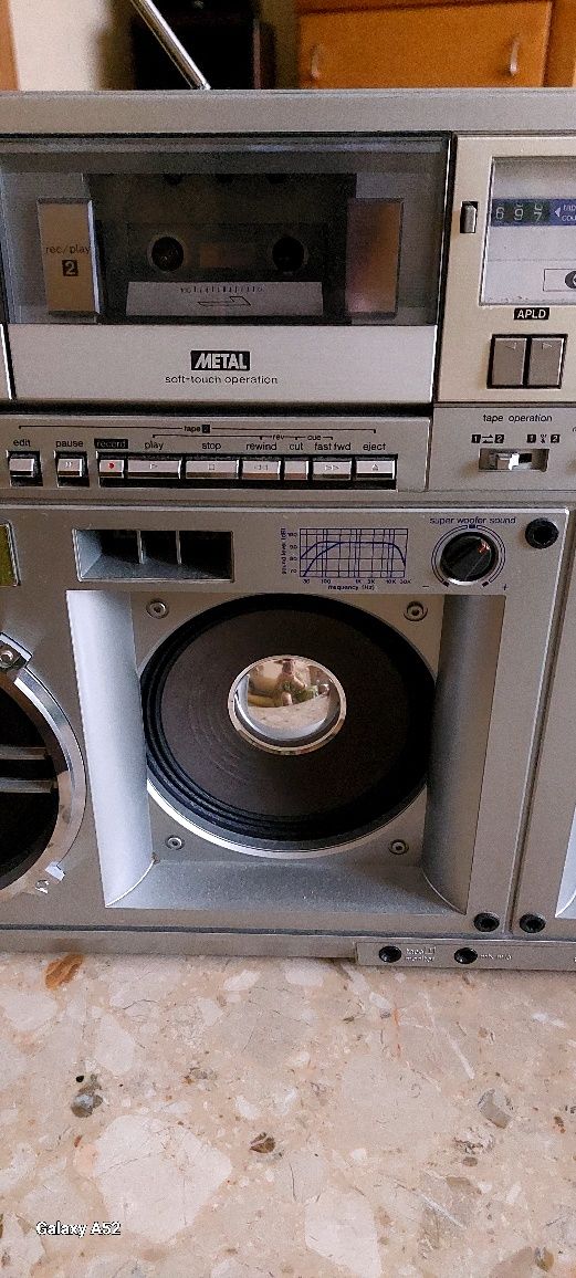 SHARP GF 777 4 band stereo cassette recorder