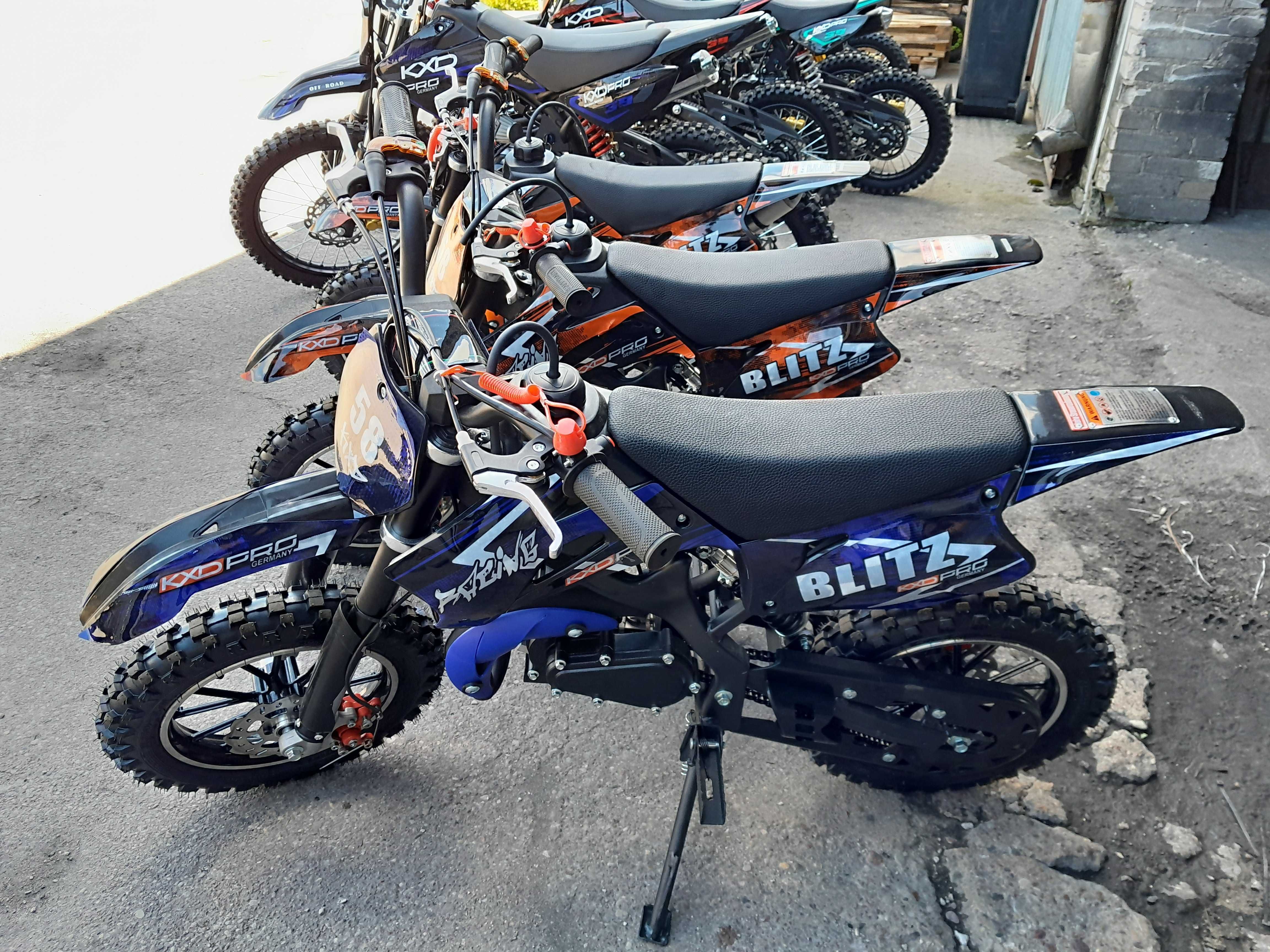 NOWE Mini kros cross pitbike  automat dla dzieci 50cc bezpośr wysyłka