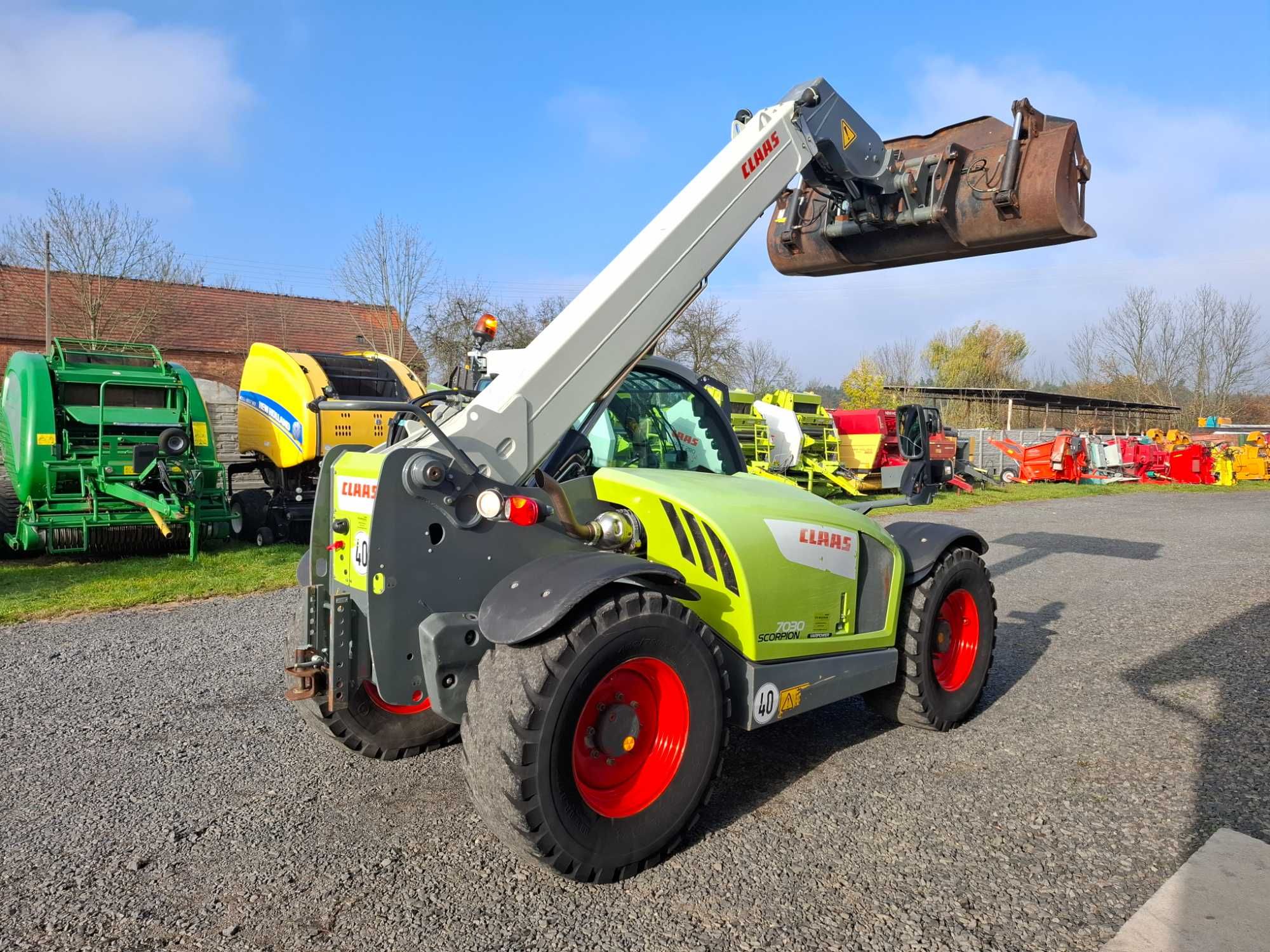 Claas SCORPION 7030 VARIPOWER, Krokodyl, Klimatyzacja, BEZ ADBLUE