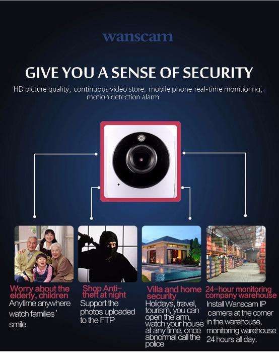 Wanscam Câmera Vigilância IP Sem Fio