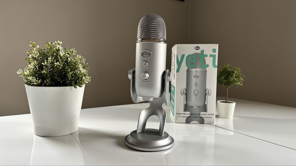Blue Yeti USB Mikrofon Pojemnościowy Studyjny Profesjonalny