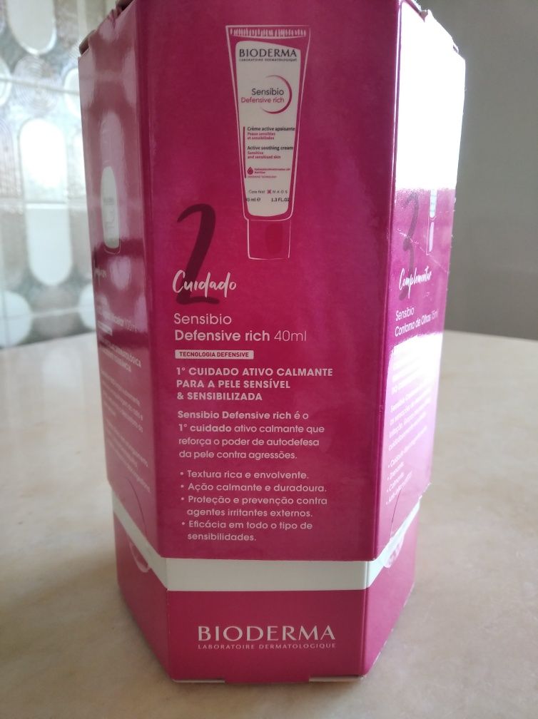 Conjunto de 3 produtos da Bioderma