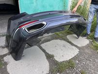 Бампер зад комплект бмв г11 7 bmw g12 до рест губа насадки хром