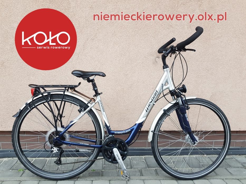 Rower damski trekkingowy WINORA koła 28 SHIMANO DEORE aluminium WYSYŁK