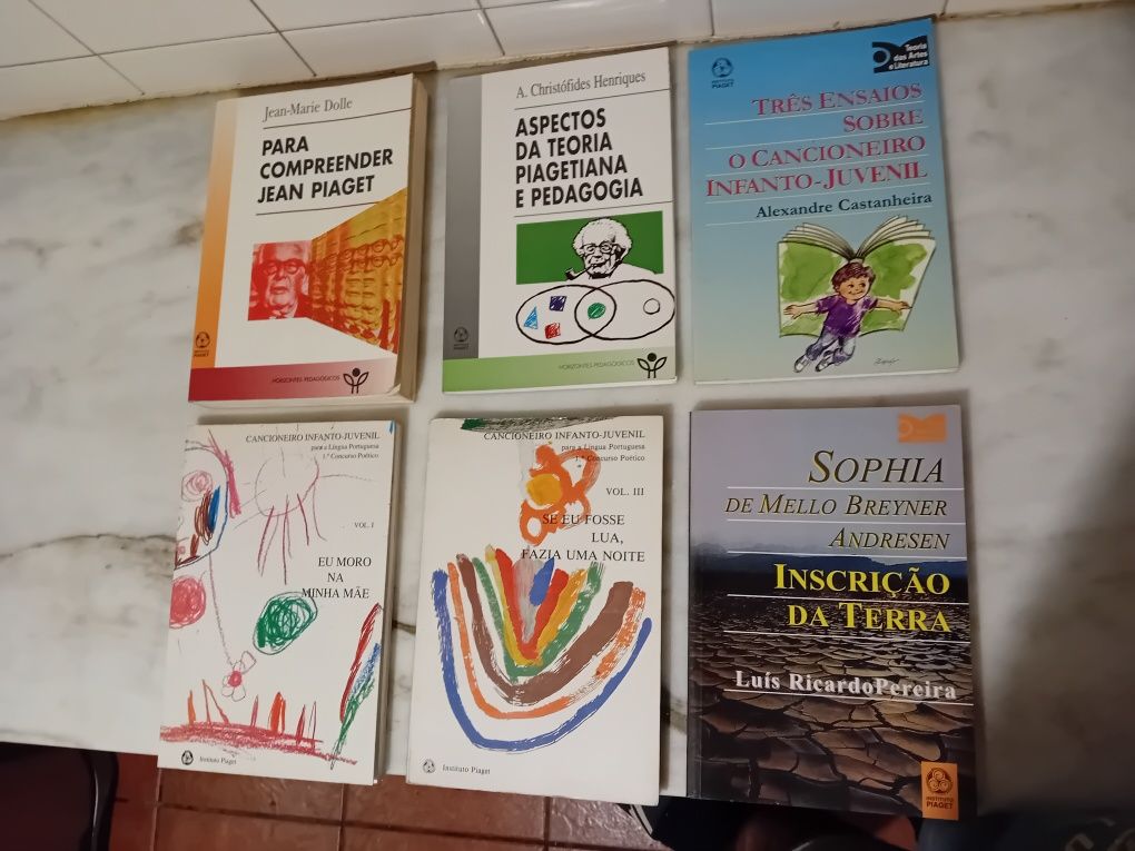 Conjunto de 6 Livros Instituto Piaget