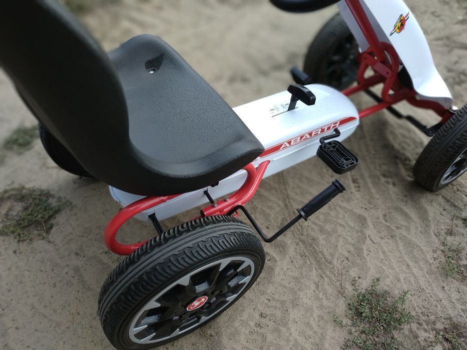 Gokart Na pedały ABARTH LICENCJA MIĘKKIE Koła EVA Zobacz