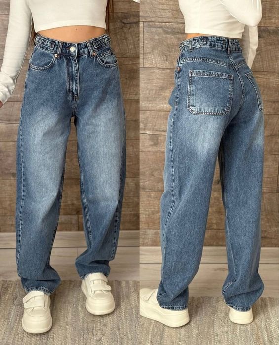 Джинси синього кольору в розмірі 30