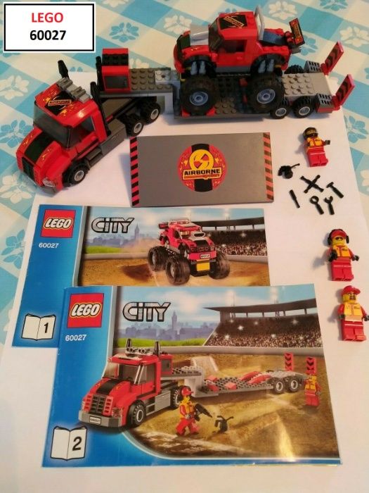 LEGO City: 60061; 60079; 8402; 60016; 60058; 60027; 7942; 60115