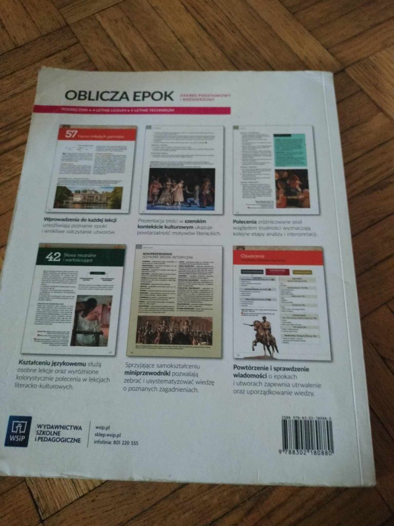 Podręczniki oblicza epok 1.1 i 1.2