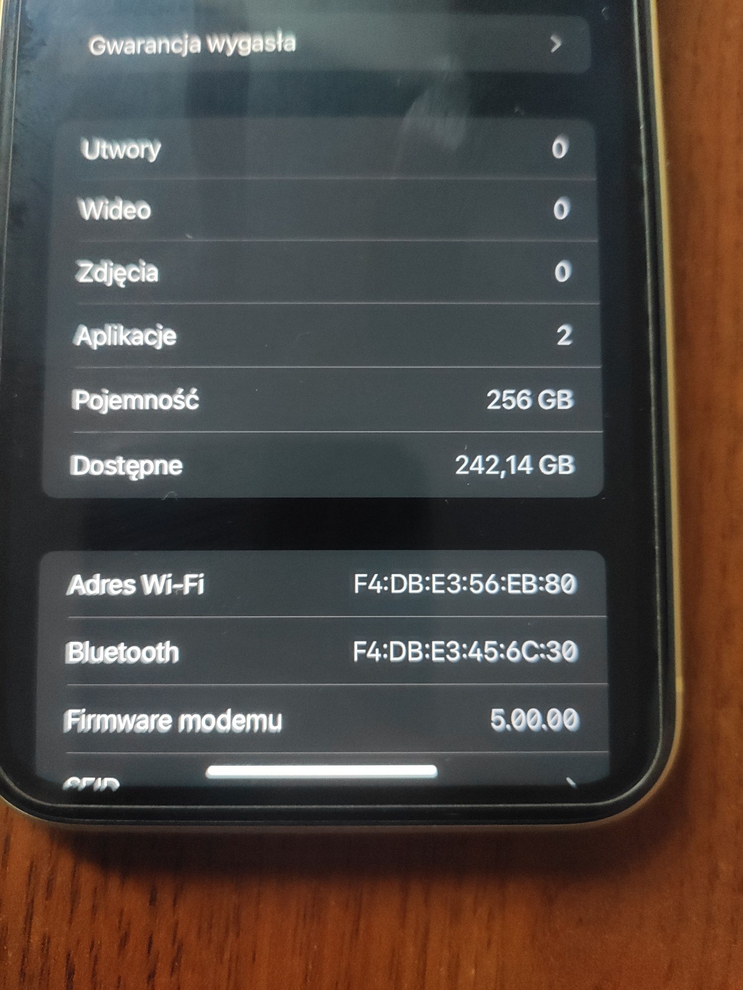 iPhone 11 256GB uszkodzony