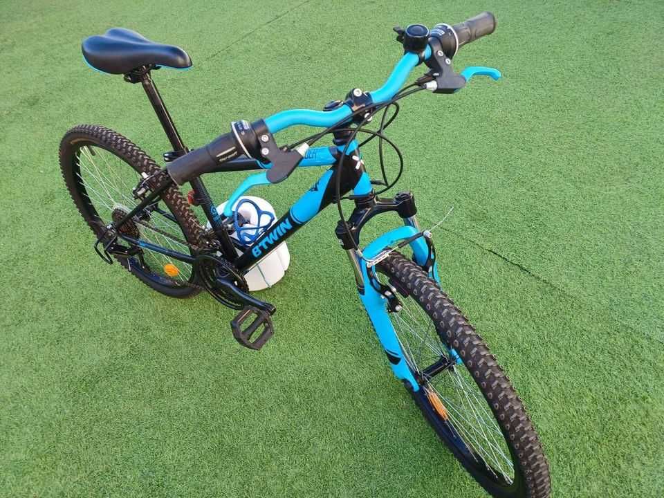 Bicicleta RockRider BTWIN Azul