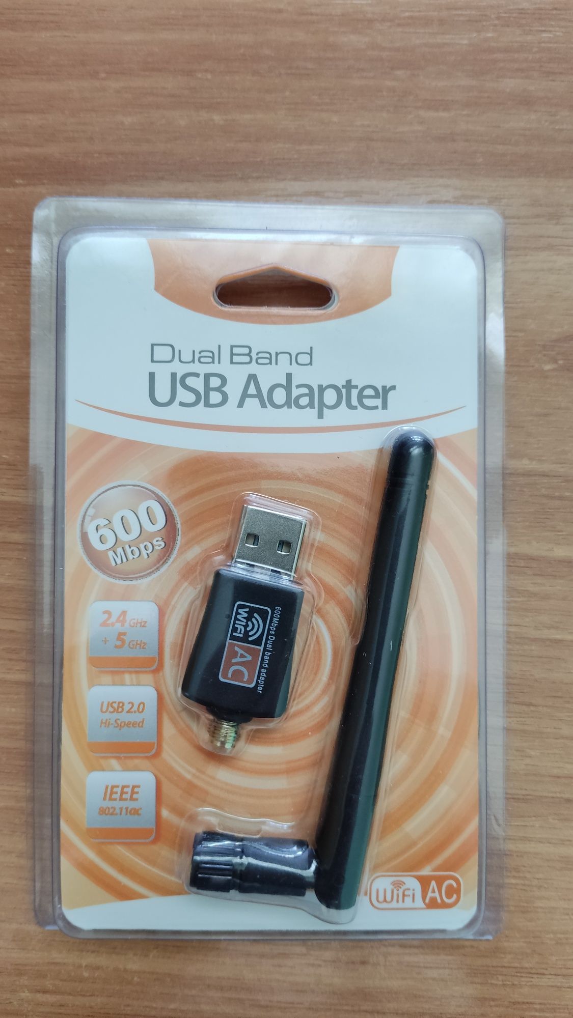 USB Wi-Fi адаптер 2.4GHz та 5 GHz