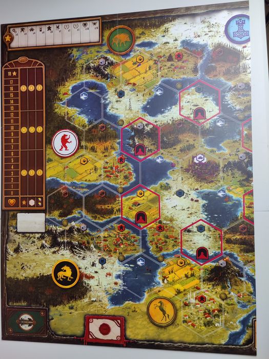 Scythe MAPA Podstawowa Oryginalna Phalanx / Plansza Scythe | NOWA