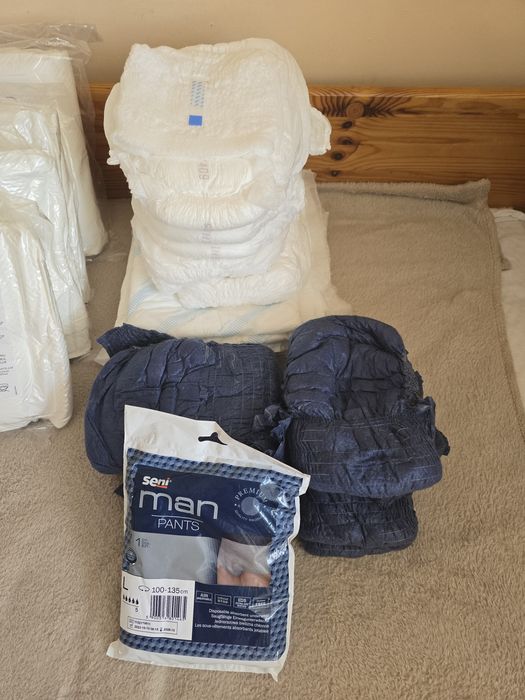 SENI pieluchomajtki L podkłady 90x170 100x230