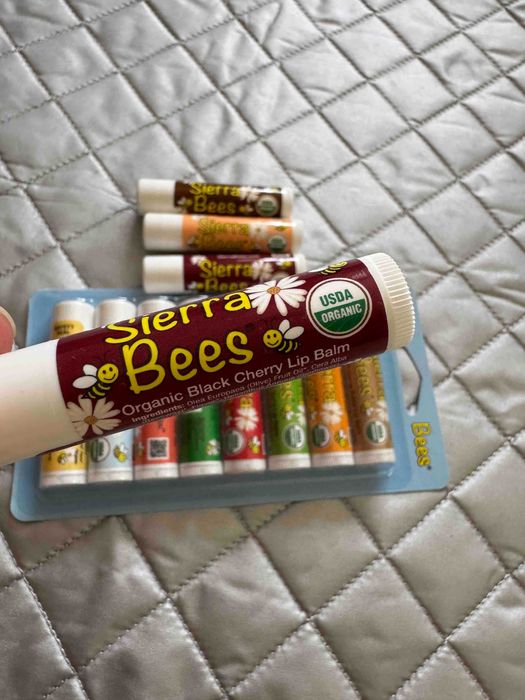 Бальзам для губ Sierra Carmex Palmers Reviva кокос вишня Hurraw