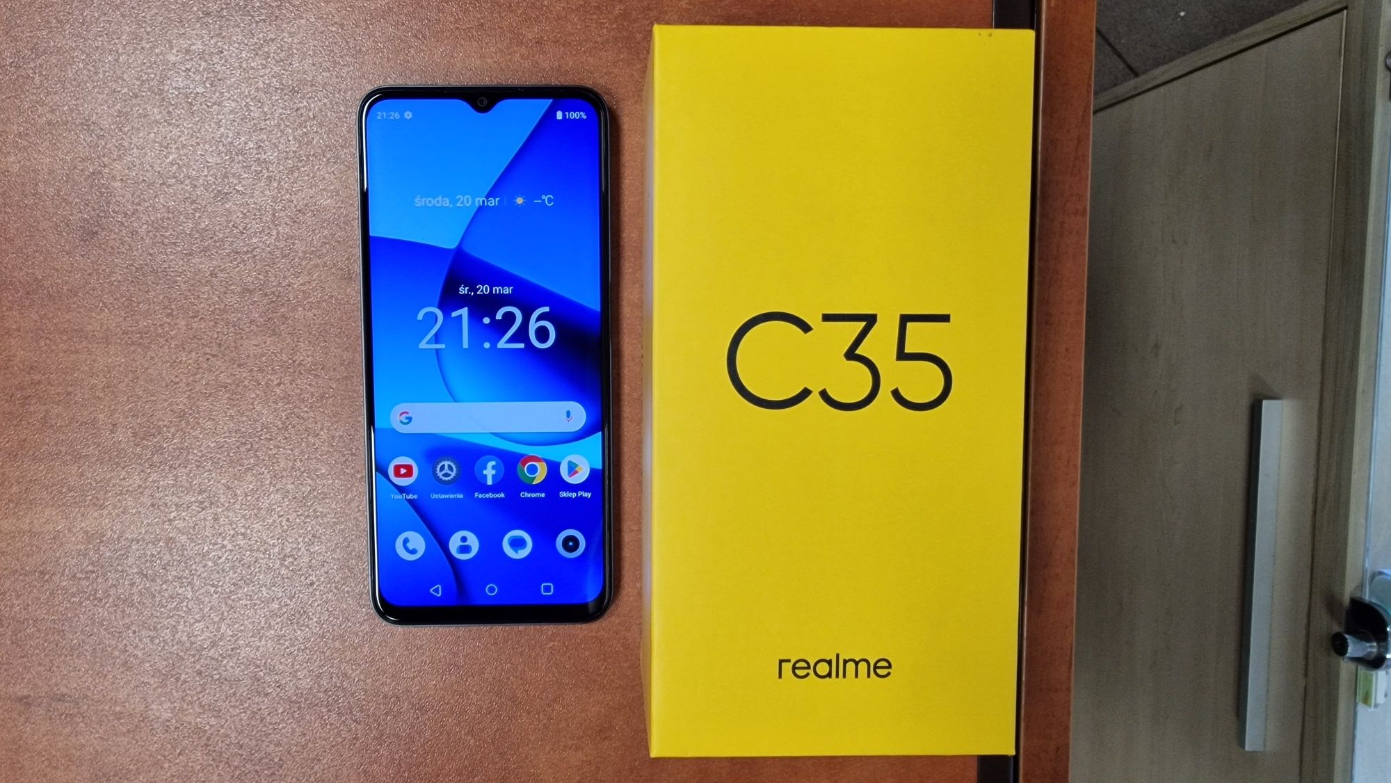 Realme C35 Dual Sim 128GB/4GB RAM czarny, stan bdb