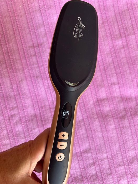 Escova elétrica para cabelos sedosos