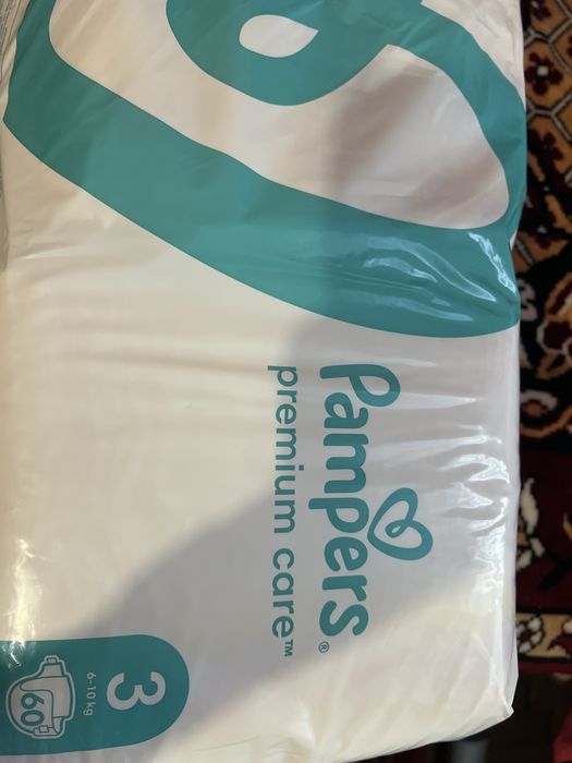 Pampers premium care 3 60 шт