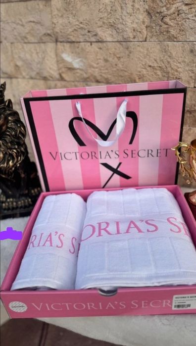 Conjunto de toalhas victoria secret