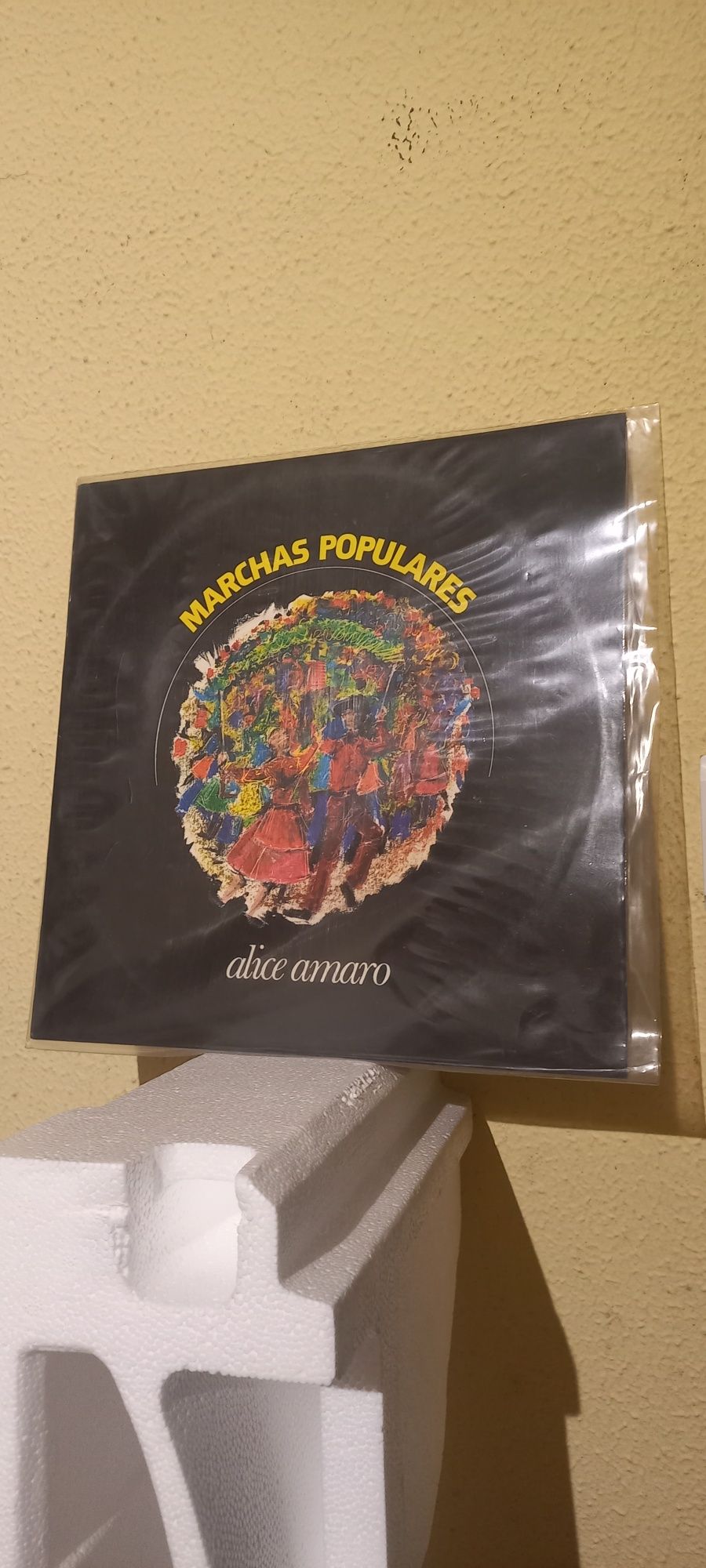 Disco vinil LP, Marchas Populares, Alice Amaro.