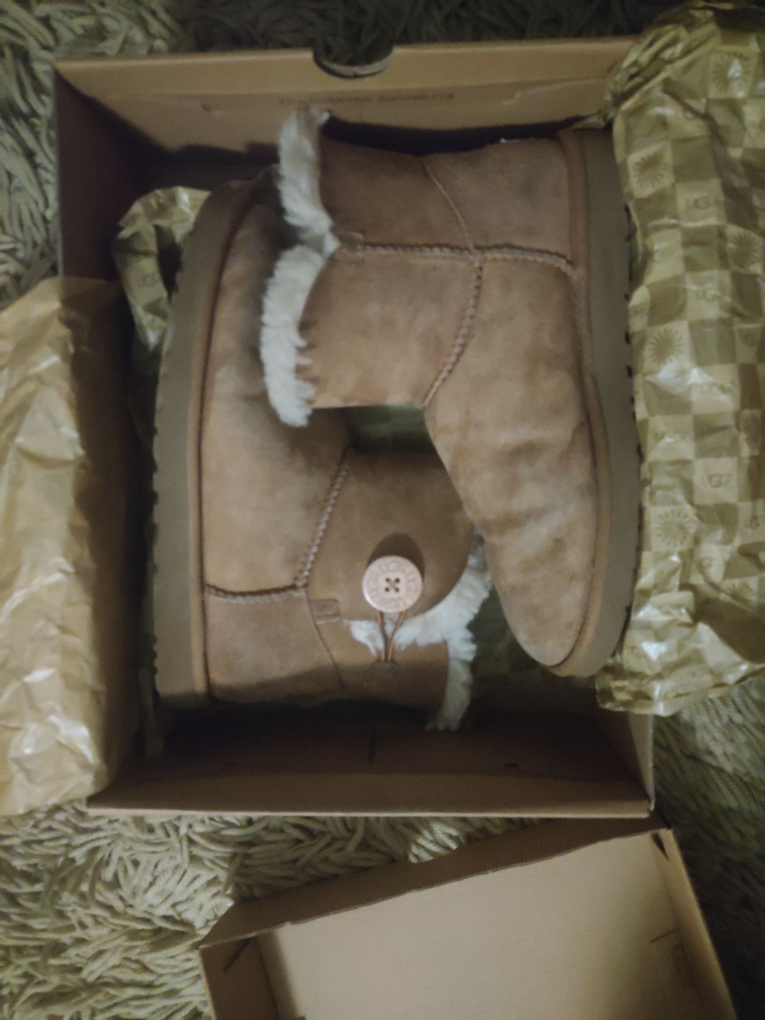 Śniegowce Ugg mini Bailey Button rozmiar 38