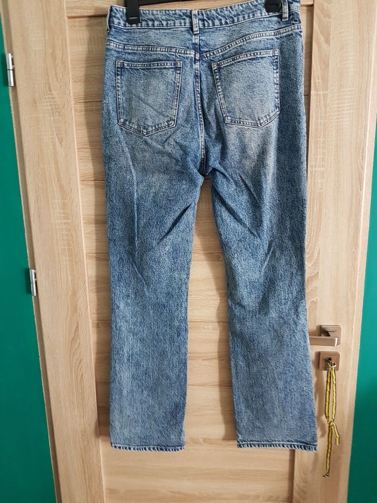 Dżinsy H&M 44 przetarcia