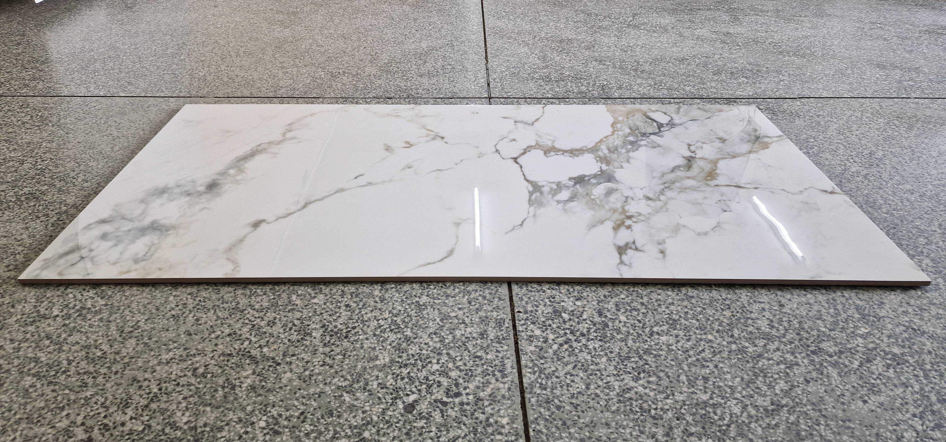 Tani Gres Polerowany duży format marmurkowy Lilac Marble 60x120 Gat I