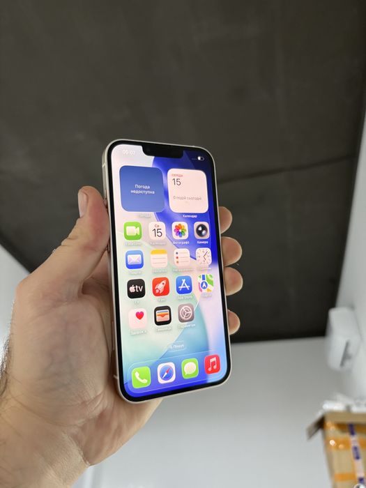 Apple iphone 13 128 gb айфон як новий 91% білий