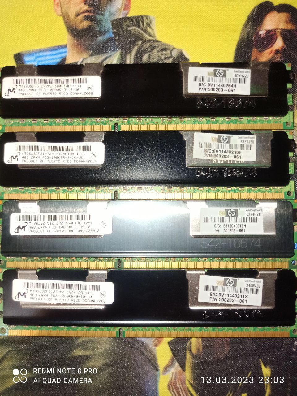 Серверная оперативная память Hynix 4GB DDR3 2Rx4 PC3-10600R HS