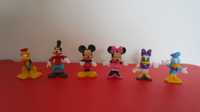 Conjunto 6 Figuras Disney: Mickey Minnie Donald Margarida Pluto Pateta