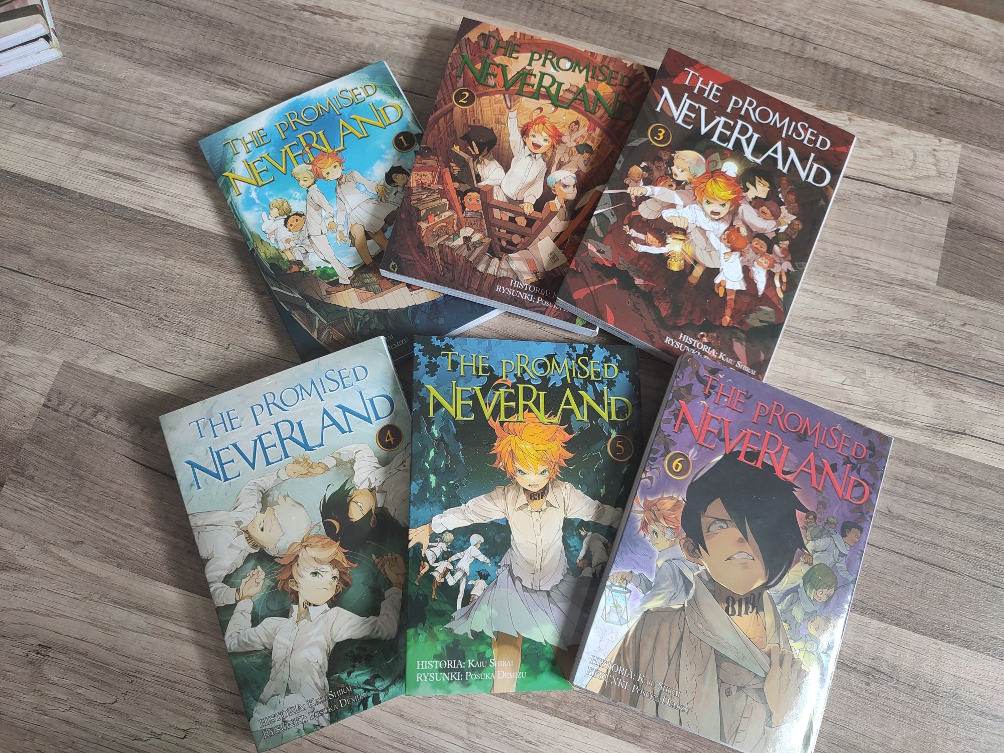 The Promised Neverland manga 1-6