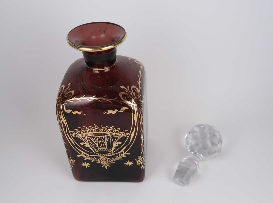 Garrafa vidro / cristal antiga