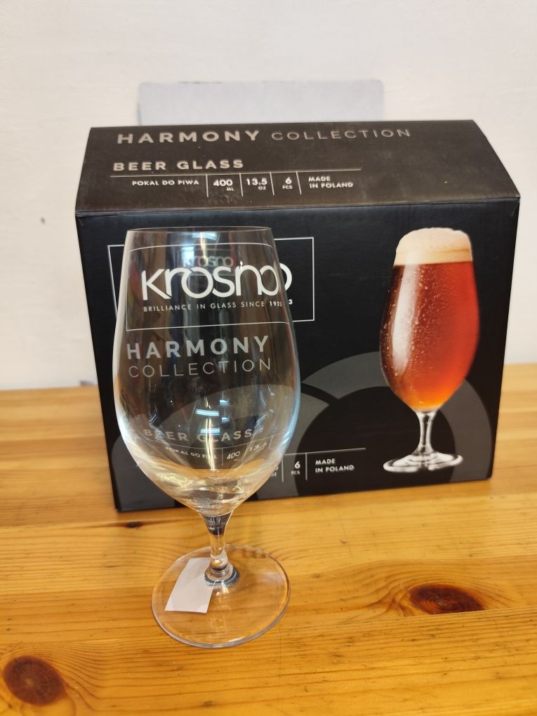 Pokale Do Piwa Harmony 400 ml , Krosno 
Nowe w pudełku .