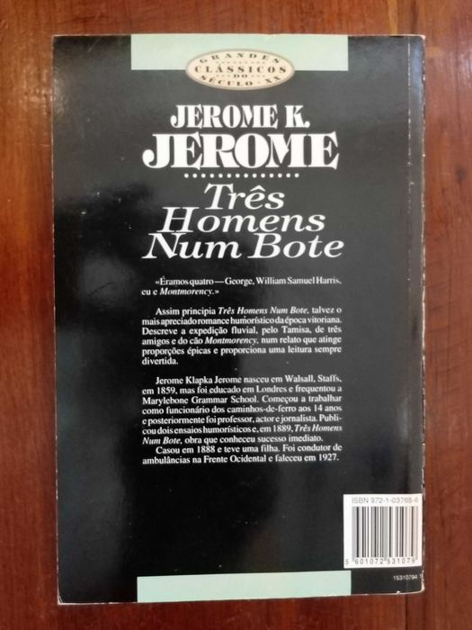 Jerome K. Jerome - Três homens num bote