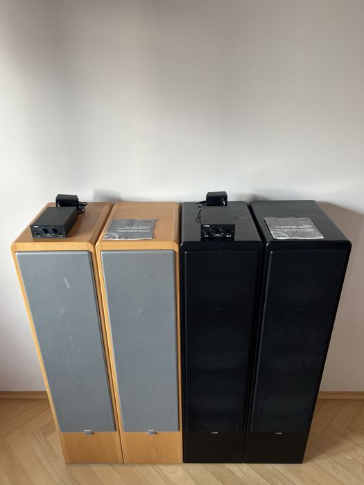 Kolumny podłogowe Canton Ergo RC-L 200/350W jasne drewno czarne