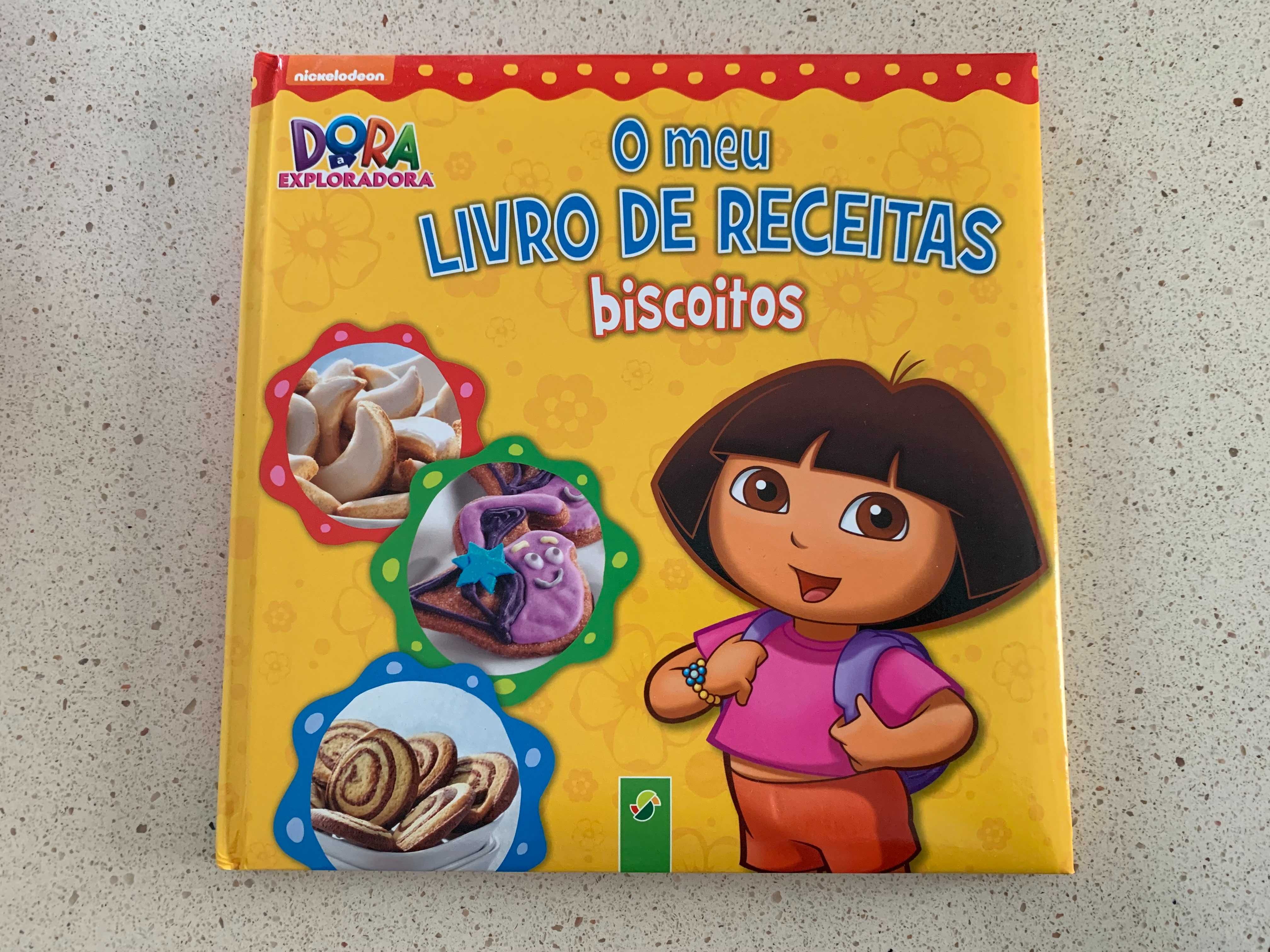 Livro NOVO -"Dora A Exploradora, O Meu Livro de Receitas de Biscoitos"