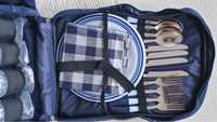 Plecak piknikowy termiczny z wyposażeniem 25 elementów NOWY TKmaxx