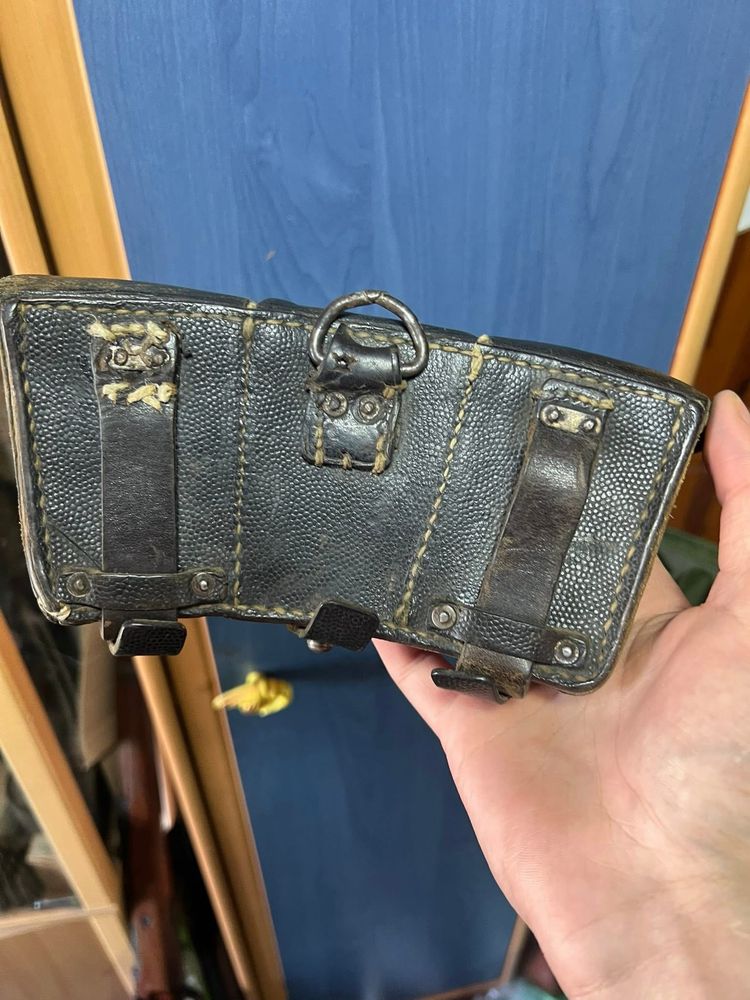 Ładownica mauser 98k niemiecka 3 rzesza bagnet hełm  1939