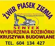 Ziemia Piasek żwir kamień płukany drenażowy pospółka piach czarnoziem