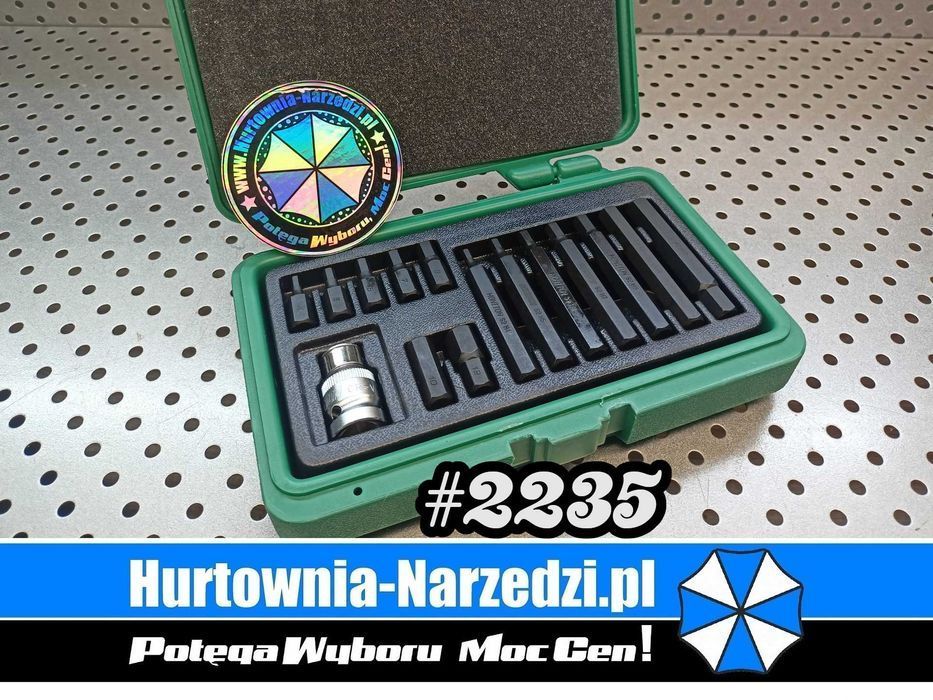 Zestaw bitów imbus 4-12mm 30mm / 75mm stal S2 imbusy bity imbusy