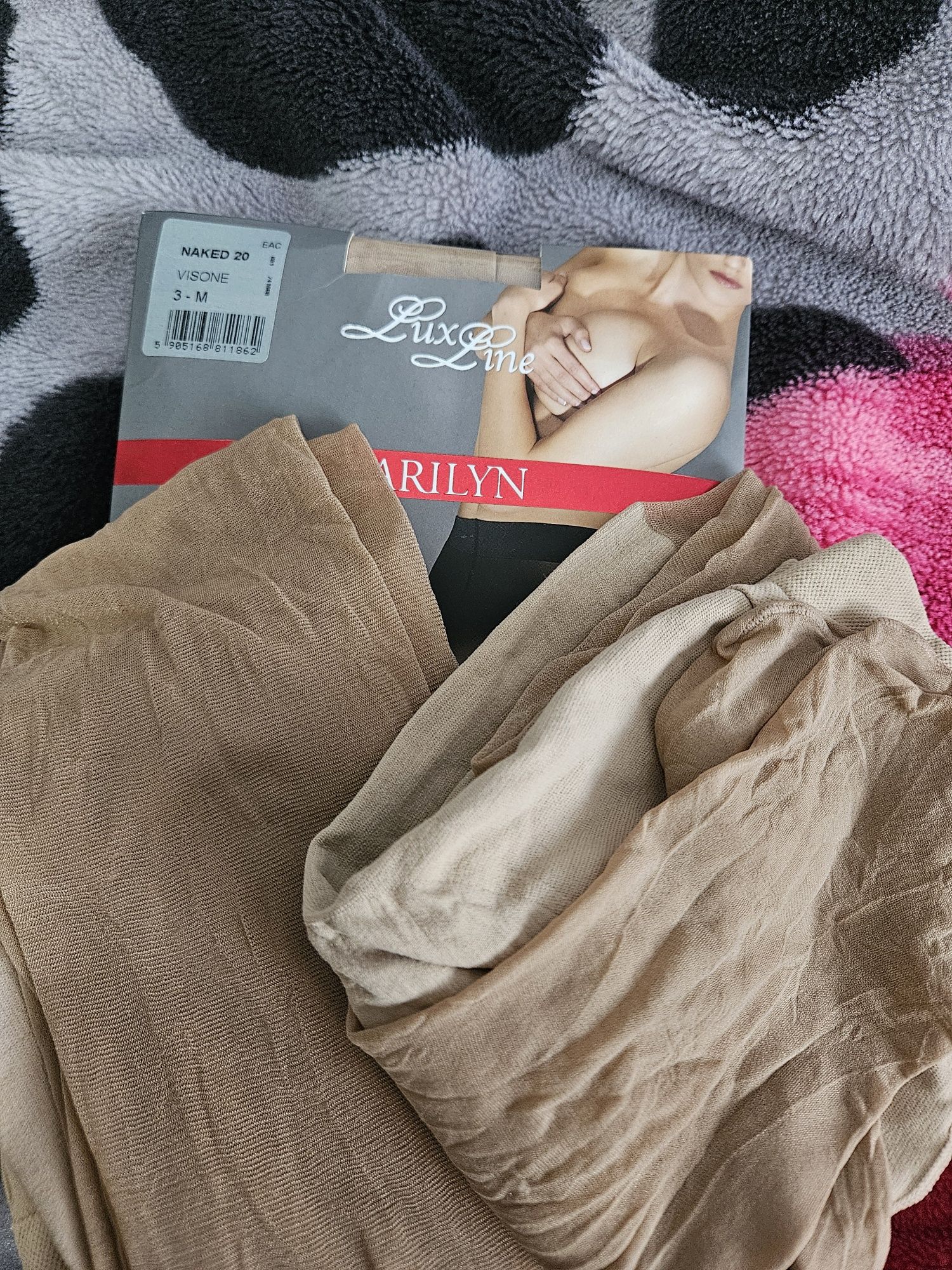 Marylin LuxLine/Naked20+3 sztuki Gatta Good Bye Cellulite/4 pary/