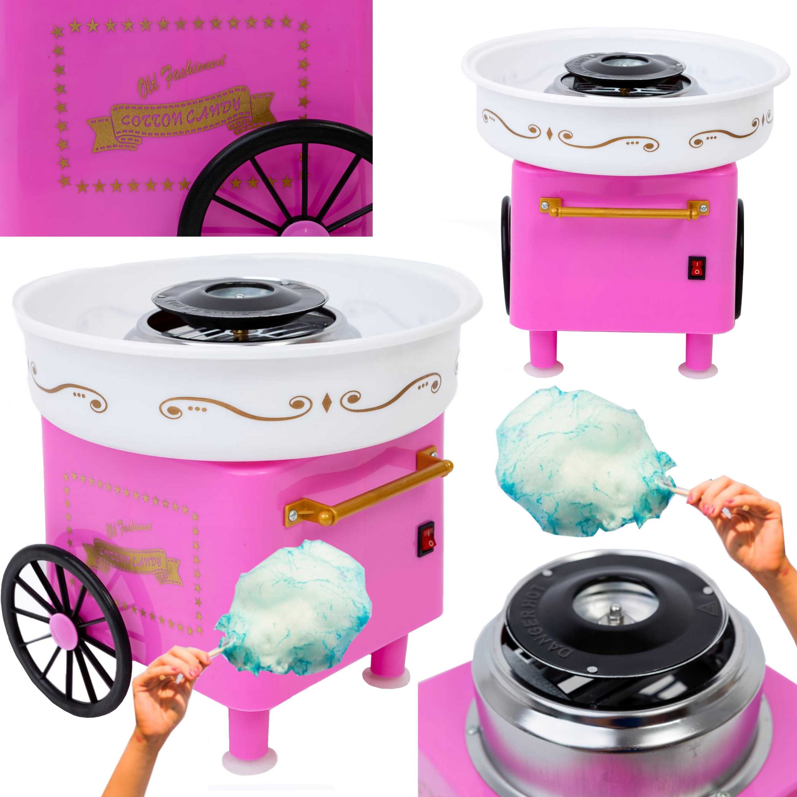 Maszynka do waty cukrowej Pavolt CERLO MWC01 różowa 450 W