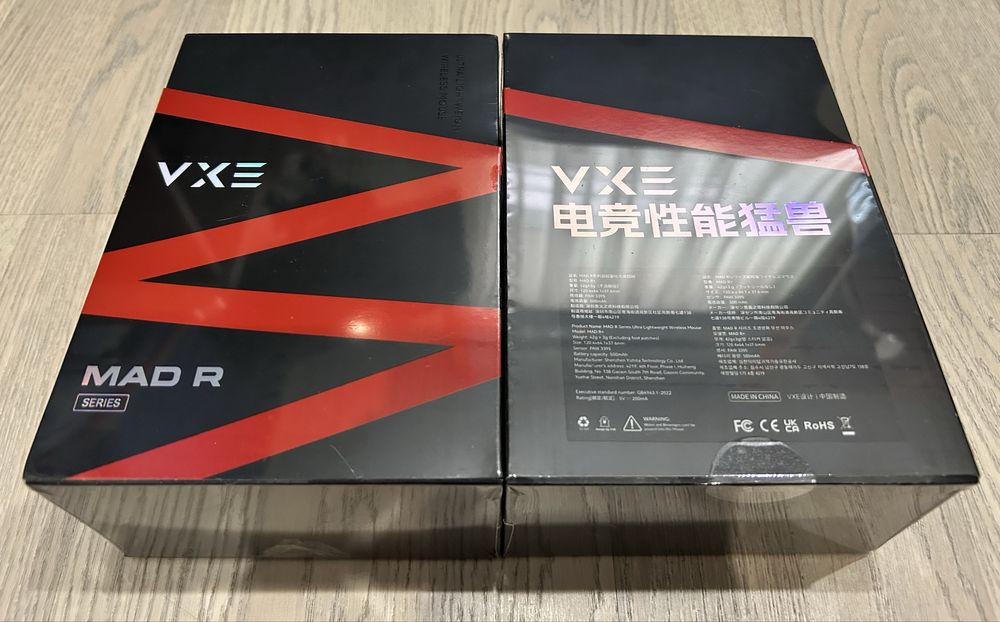 Миша Vxe mad R+ 8K 36г. paw 3395 Omron optical