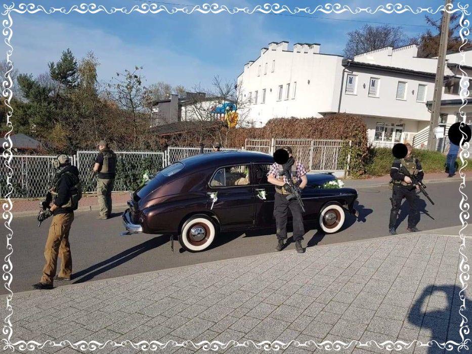 Warszawa M20 - Zabytkowe auto do ślubu/samochód do ślubu/wesele