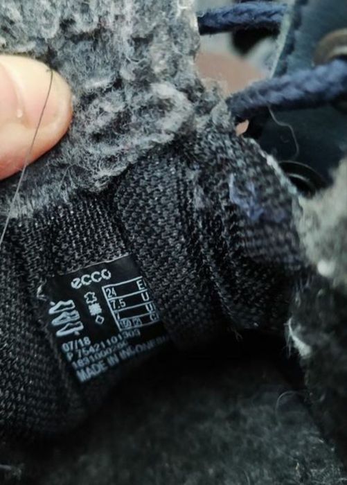 Ecco 24 ботинки на хлопчика зимові чоботи сапоги взуття ессо