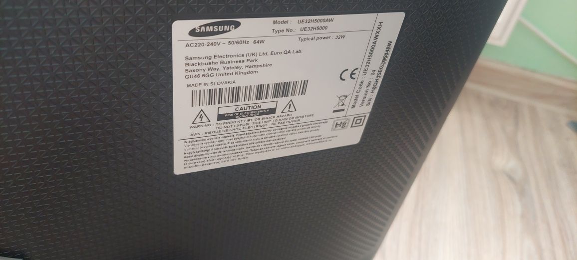 Monitor/TV | 32 cale | 60hz | SAMSUNG