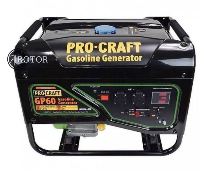 Бензиновый генератор ProCraft GP60 GP70 Вт Медная обмотка Качество Гар