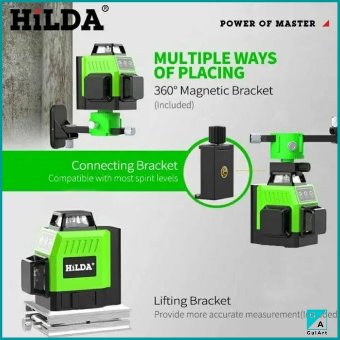 Poziomica laserowa  hilda 3D 4D laser