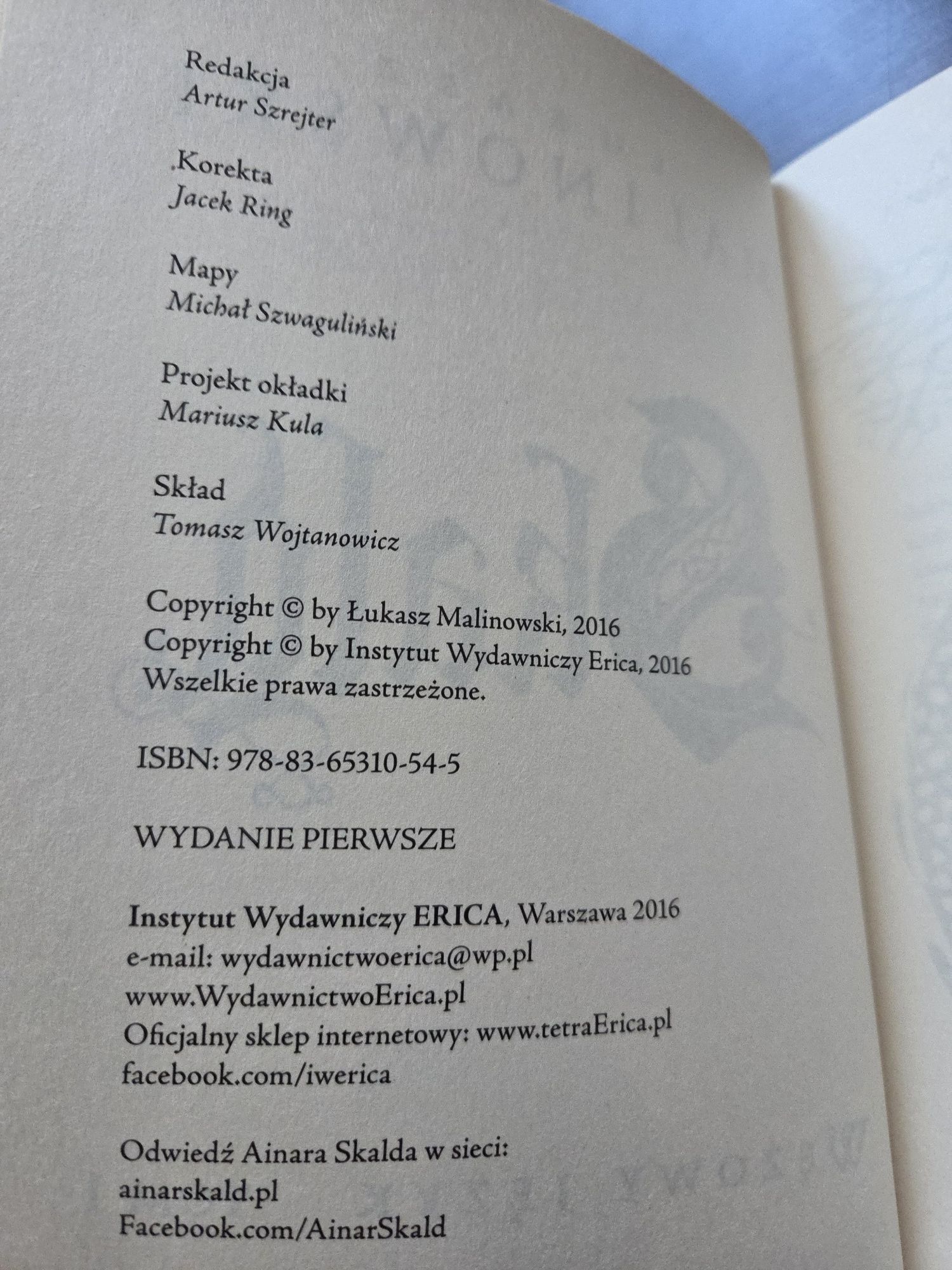 Książka Skald Wężowy Język Tom 1 Łukasz Malinowski